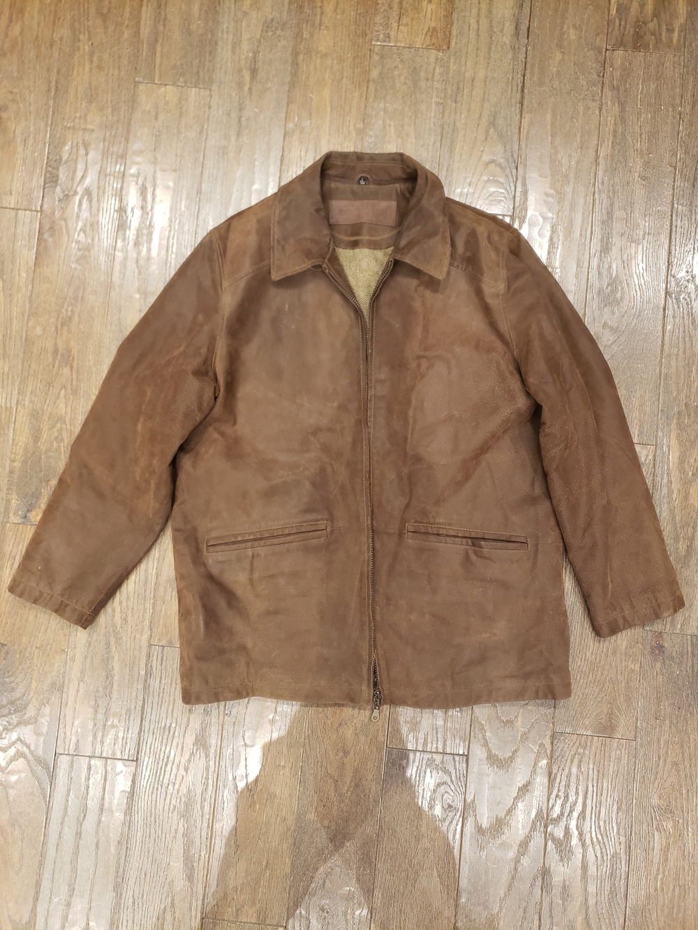 Men's Brown Suede Jacket